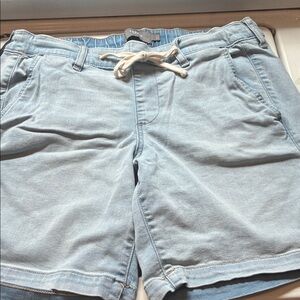 Torrid Light Blue Drawstring Casual Shorts